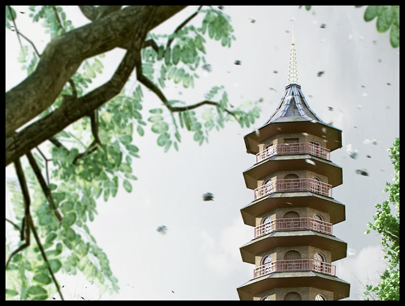 KEW GARDEN PAGODA..... .. . with Small tutorial... - Page 3 Part-1-1