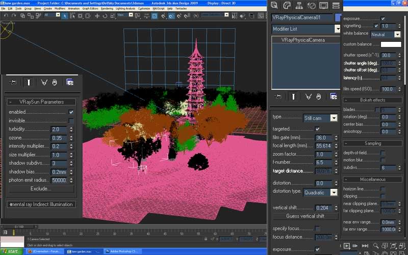 KEW GARDEN PAGODA..... .. . with Small tutorial... - Page 3 Vray-cam