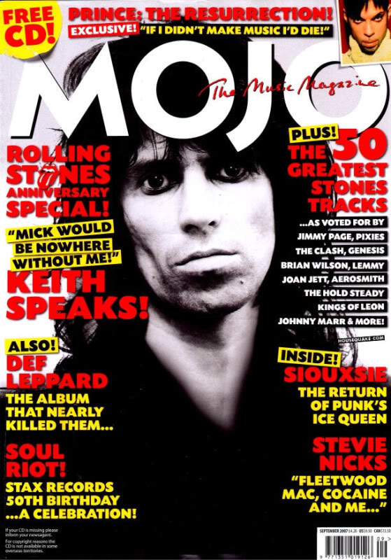 Mojo Magazine september  2007 Mojo1