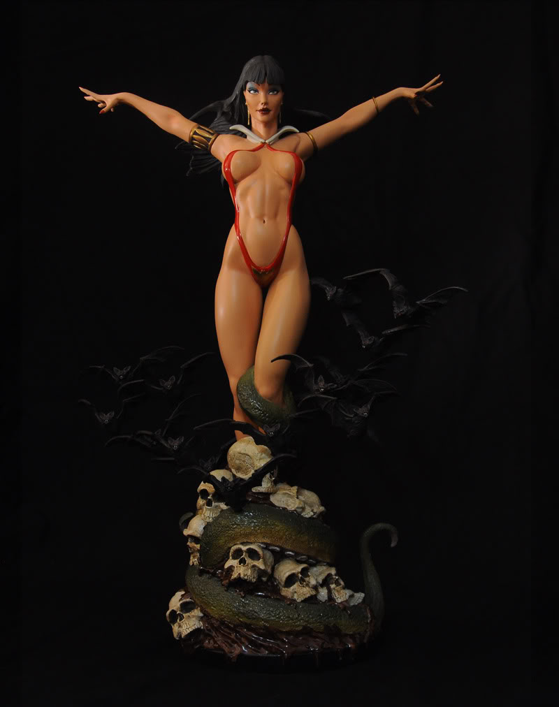 [Sideshow] Vampirella Comiquette - Polystone Statue - Destruidora de casamentos/namoros lançada! - Página 2 Vampirella_08