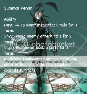 BATTLE SYSTEM CRASH COURSE Summonvenom