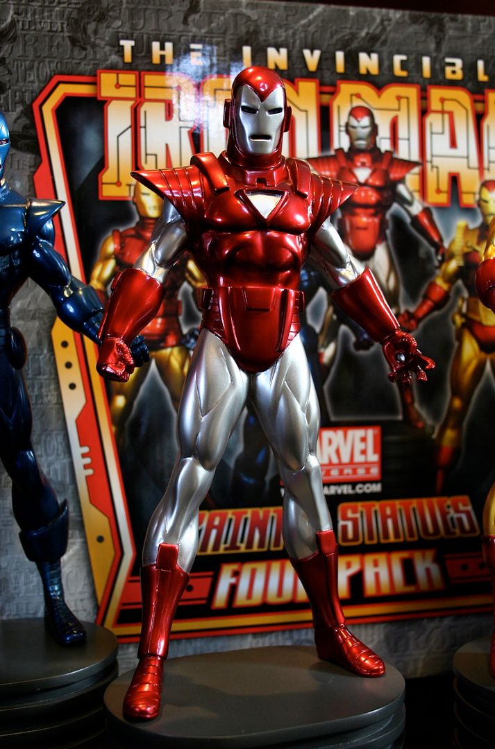 Iron Man statues 4 pack da Bowen - Lançado! Confira as fotos BDIM3