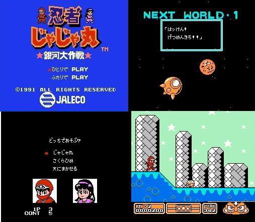 Game offline hay 2012 - Phần 1- Game NES NinjaJajamaru-GingaDaiSakusen