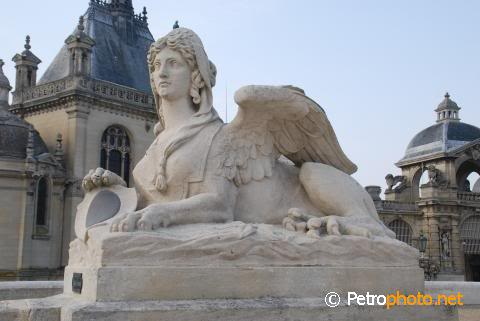 Château de Chantilly 2257-sculpture-de-sphynx-femelle