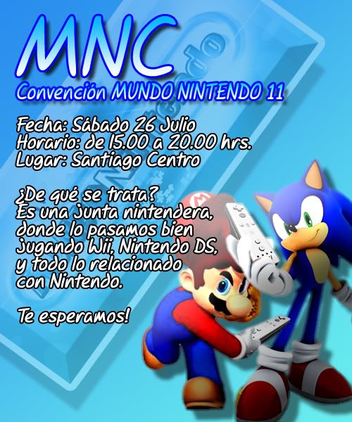 .:MNC:. Sabado 26 de Julio, 15:00hrs~20:00hrs(Junta Nintendera) AficheMNC11