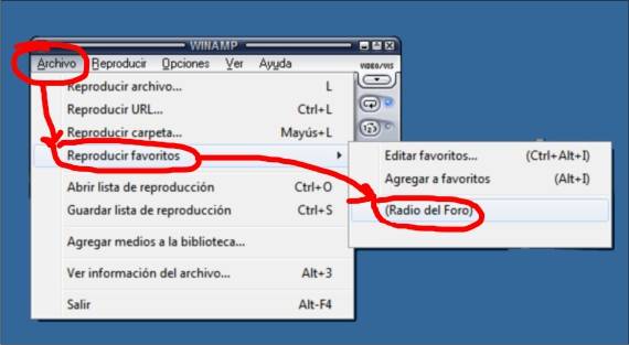 Tutorial para escuchar la Radio del Foro con el Winamp TW4