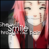 haruno sakura!!!!! Ththshewillsmilethroughherpain