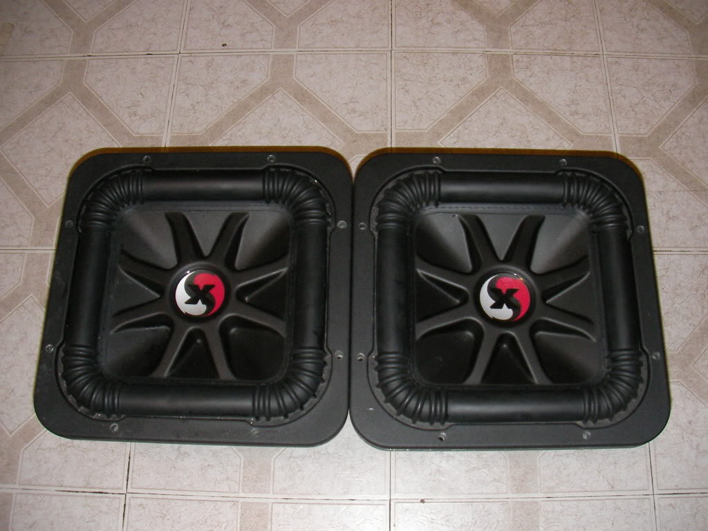 Two kicker solo x S10x dual 2ohms $260 each.  Both have new SANY0248