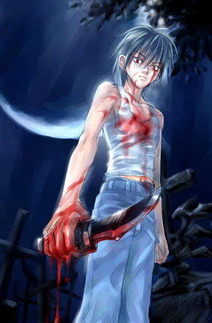 *(*(*(اكبر مكتبة صور انمي دموي ومرعبه*)*)*)* Blood-4