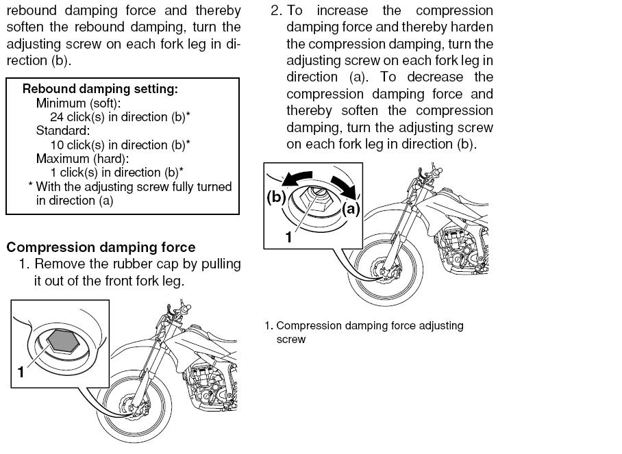 Compression dampening adjustment? Compression