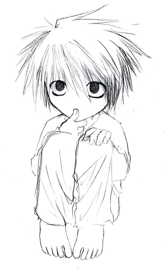 \"Perv......especimenes\" de death note xD - Pgina 4 Chibi_L___Sketchy_by_hermionechan