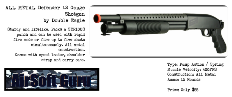 Double Eagle M58B Shotgun DEShotgun-1