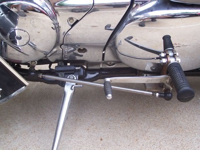 C50 Modified To Standard Foot Controls Gearshift