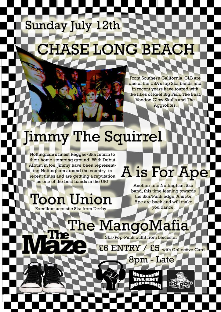 Ska Punk night July 12th at the Maze in Nottingham 3547874101_0c2a639696_b-1