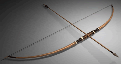 Elaria's weapons Longbow