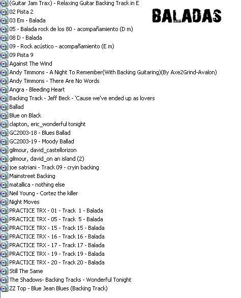 Muchos Backing Tracks, diversos estilos!! FORO1