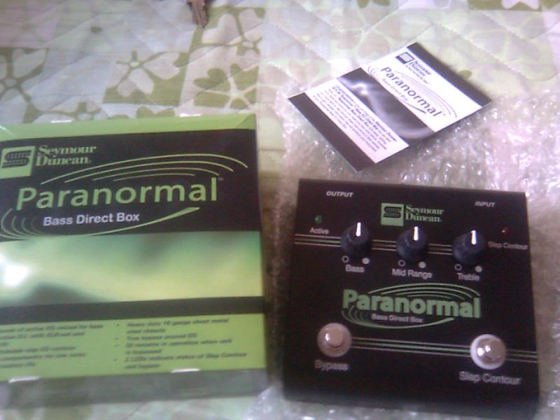 Paranormal Seymour Duncan SFX-06 Direct box novo na caixa Imagem004-1