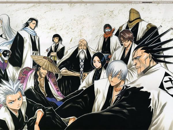 Kingdom Heart's Organization XIII Vs. Bleachs Captains Bleach_captains