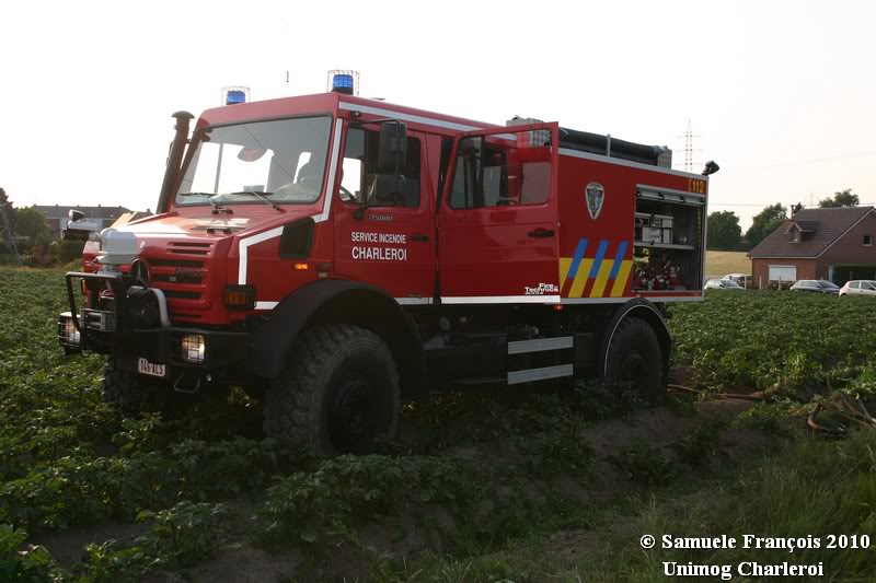 NYF911 charleroi nouveau unimog FeudebroussaillesForchies270620106