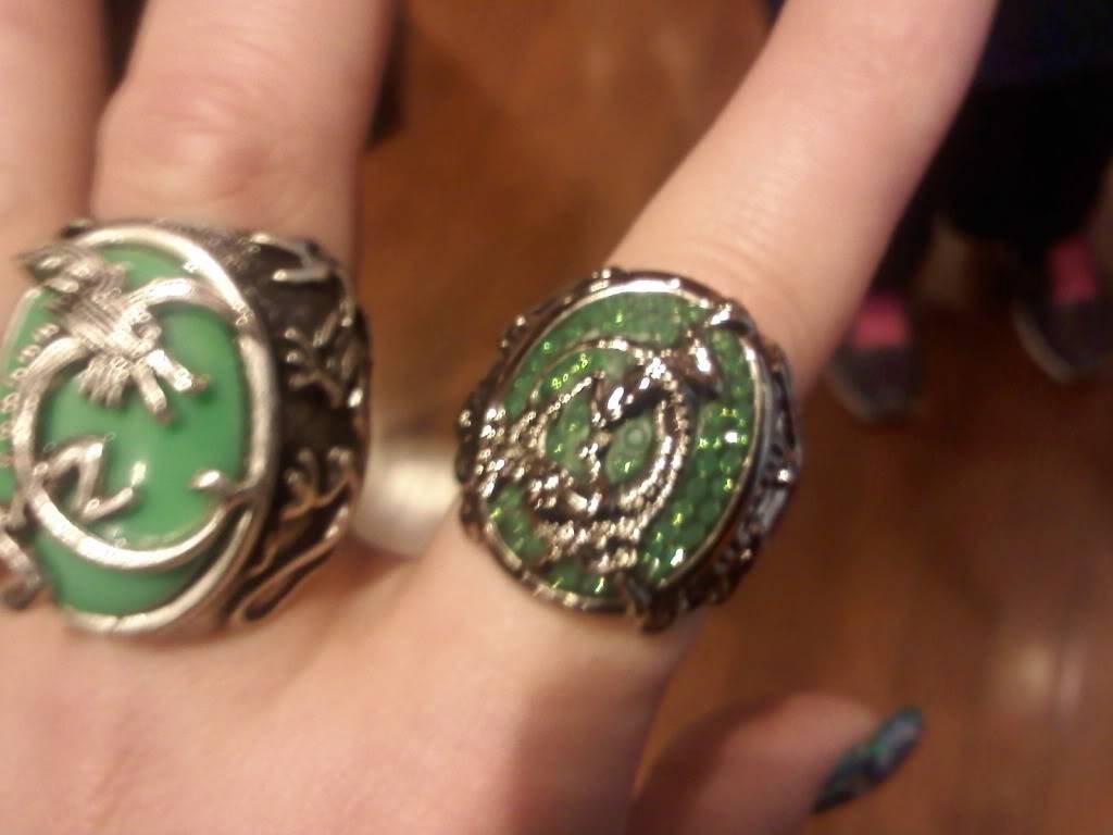 What about these rings? ClairesvsSworvski