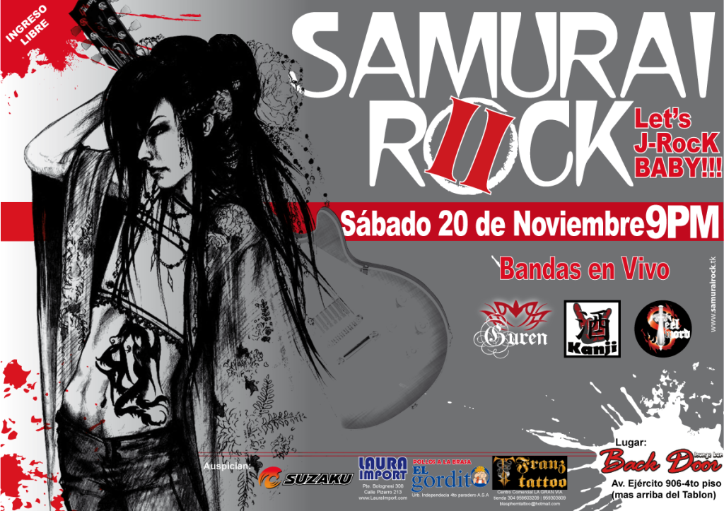 SAMURAI ROCK II-Let's J-RocK BABY!!! |Sabado 20 de NOVIEMBRE - Página 8 SAMURAIROCKII-LetsJ-RocKBABY