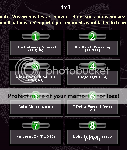 Pronostic de Juillet Pronos1V1