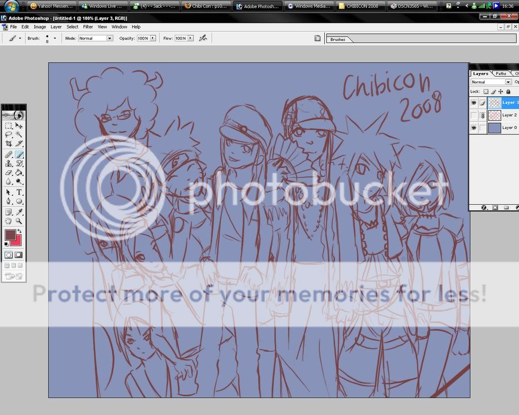 Chibicon 2008 Fanart! Chibicon08printscreen