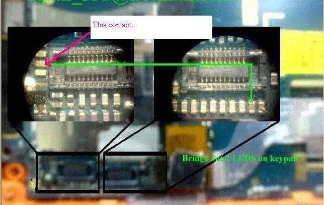 Hardware solution For SE K750LCDlightjumper