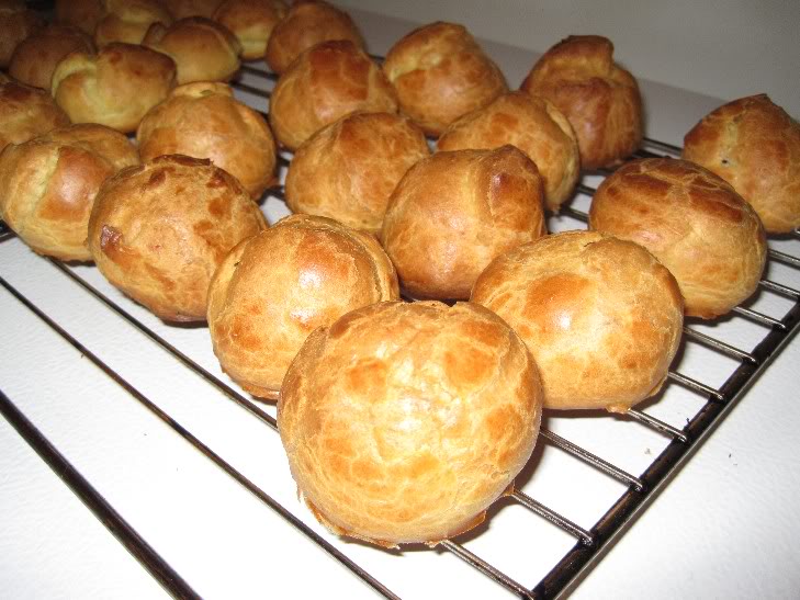 Pâte à choux (profitéroles) de Ricardo Profiteroles