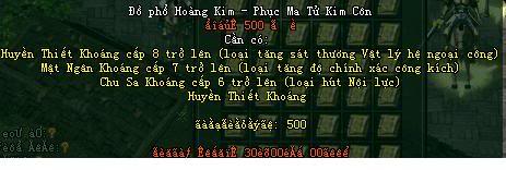 Cách ép Hoàng Kim môn phái (bổ sung phụ kiện) Anh12