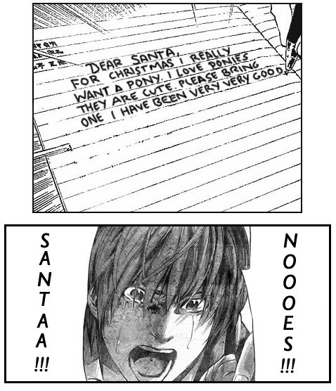 Cosas graciosas que e visto en Internet sobre manga/anime. Parodia-deathnote-santa