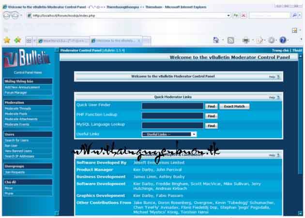 Cách sử dụng admincp và modcp của Vbulletin v3.5.4 V3