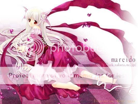 Regarde une feuille de personnage Pink