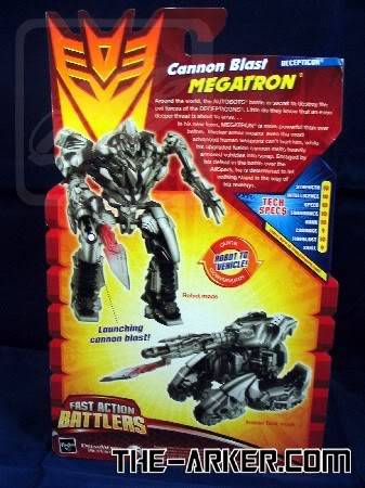 Transformers 2 revenge of the Fallen : les toys Megatron4