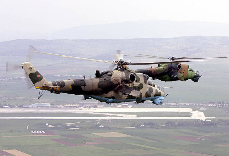 Воздухопловен "ВИНГ" Mi-24VAboveMacedonia7