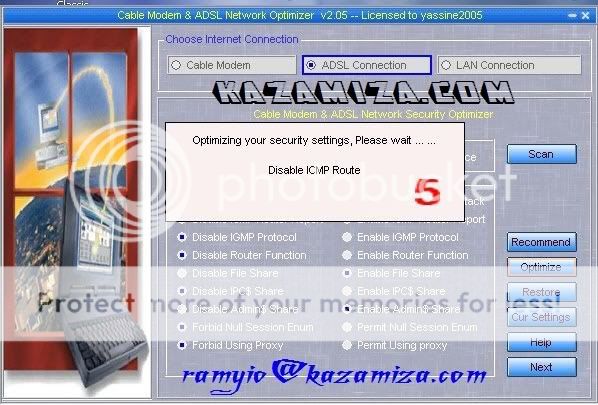 احصل على اقصى سرعة نت لديك Cable Modem & Adsl Network Optimizer 2.05 3-2