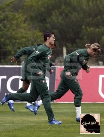 Entrenamiento de Portugal...19/11/2007 EuroCopa Criveloso