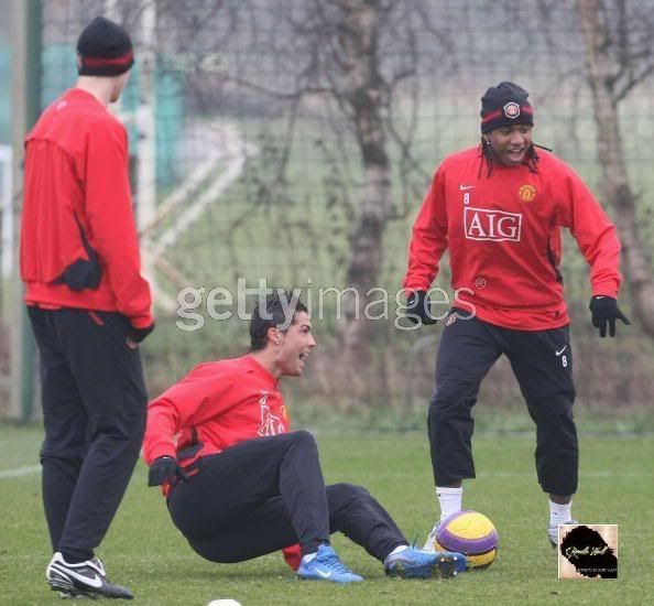 Entrenamiento del Manchester United 14/12/2007 T4