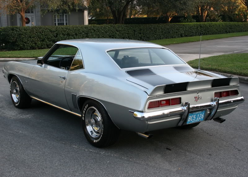 Camaro 1969 Z28 avec un 302 p.c. à vendre sur Ebay 69camaroz28silver08_zps484c0c5a