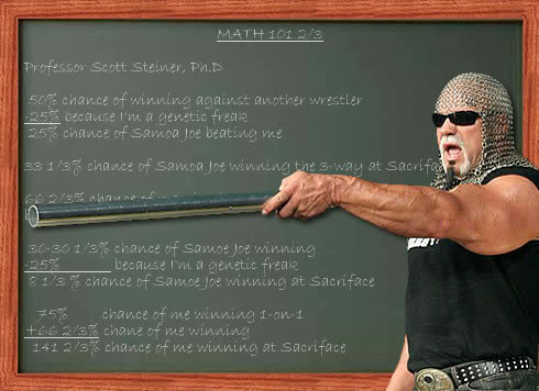 WOP #3 - Wade Barret vs David Otunga vs Scott Steiner ScottSteinerMath