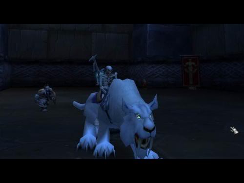 Ancient Frostsaber - Un-armoured mount - Removed  from Retail WoW on patch 1.5 702