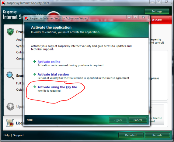 مفاتيح الكاسبر متجدد kaspersky key 2009 3