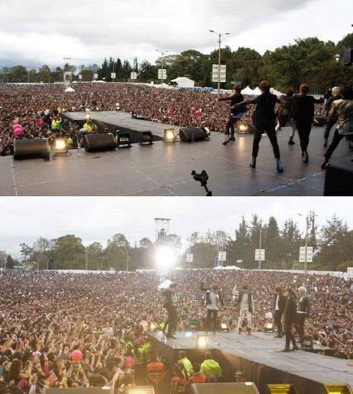 U-KISS met le feu en Amérique du Sud à ′Evento 40′ en Colombie 34937920