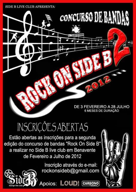 SIDE B LOUNGE LIVE CLUB BENAVENTE ROCKON2flyer