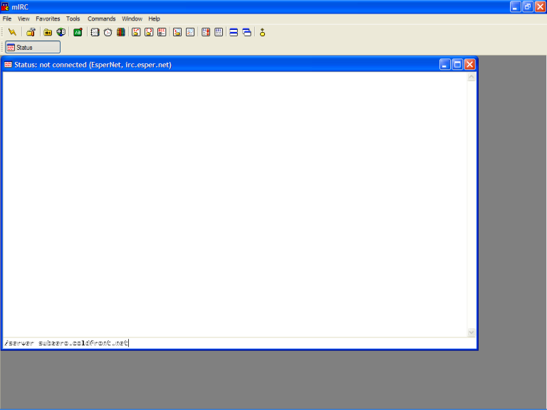 Quick IRC tutorial Connectingtocoldfront-MIRC