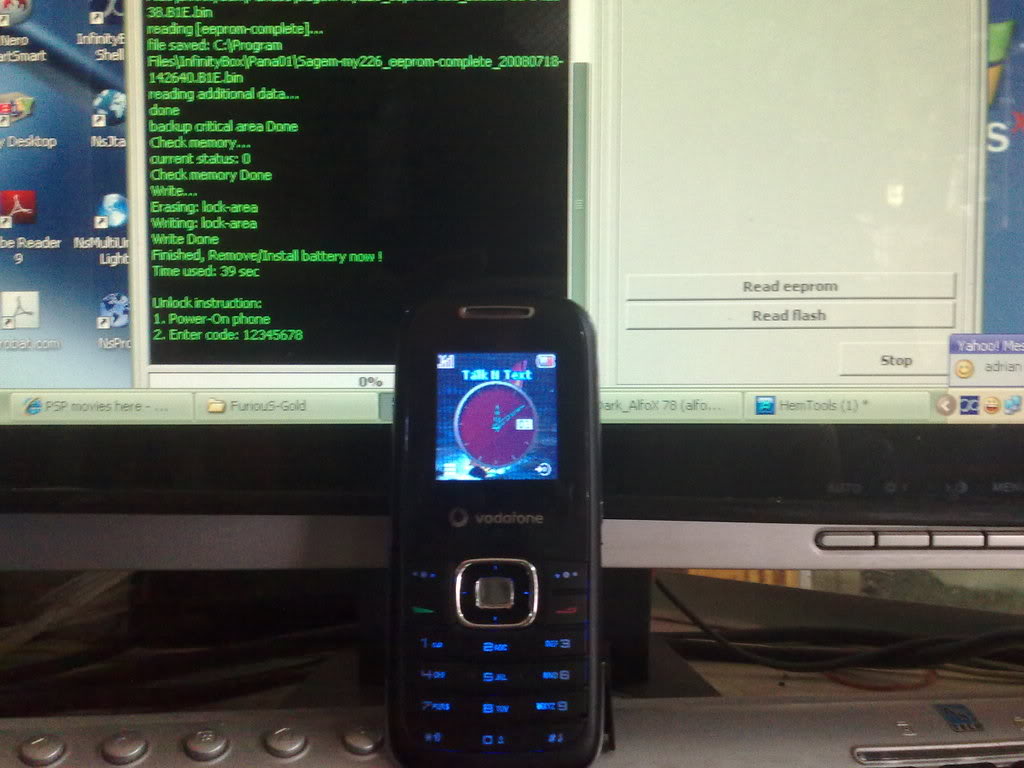 sagem vodafone 226 unlock by infinity 07182008613