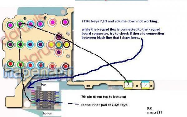 7310c key pad 7 8 9 not working done. 7310ckeypadsolution