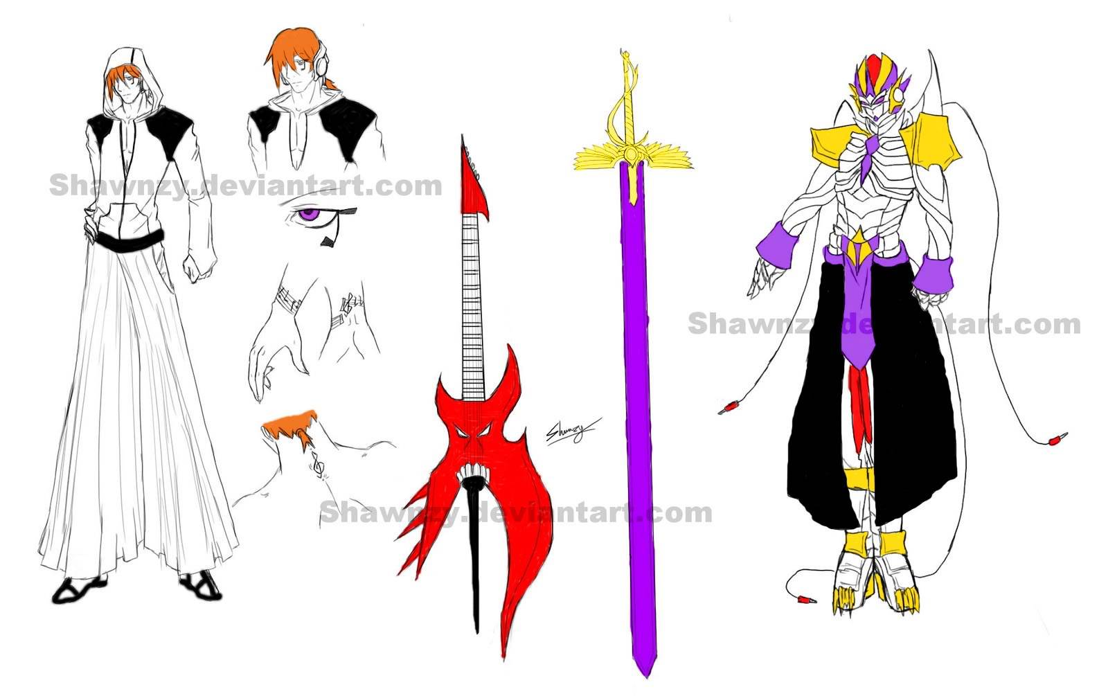 Bestia Del Grito Bleach_OC2_Redeux__lineart__by_S-2