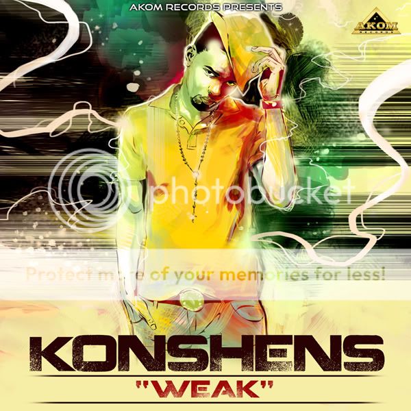 Brand New KONSHENS "Weak" AKOM RECORDS KONSHENSWEAKCOVER72