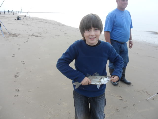 Corey splashes out his first bass, his Dad might have to splash some cash! SAM_0136